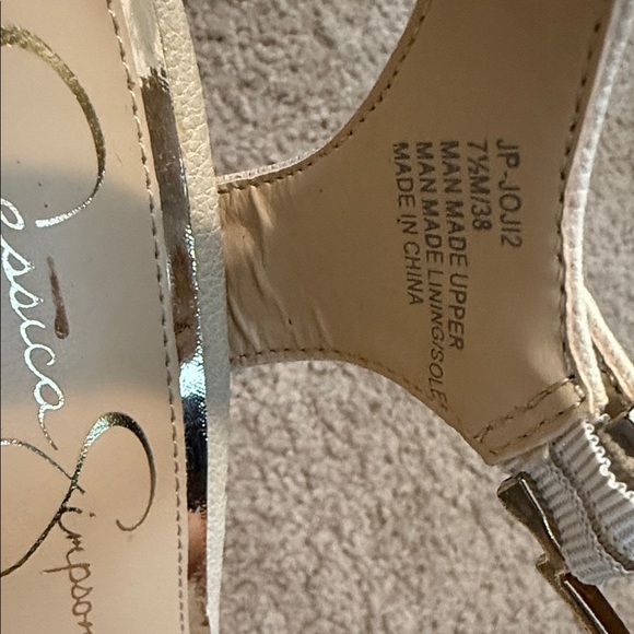 Jessica Simpson Beige Women's Sandals - Picture 8 of 11